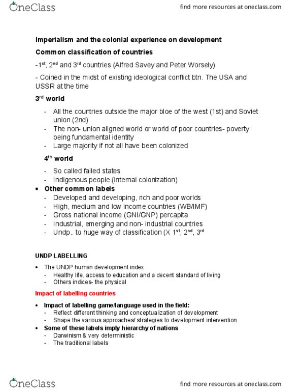 DEST 201 Lecture Notes - Lecture 9: Gross National Income, Marshall Plan, Institute For Operations Research And The Management Sciences thumbnail