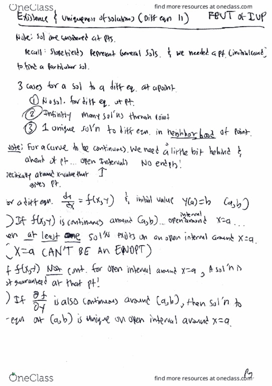 AMTH 106 Chapter 2: Existence and Uniqueness of Solutions (Diff Eqns 11) thumbnail