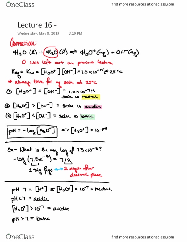 CHE 2B Lecture 16: Strong v Weak Acids and Bases thumbnail