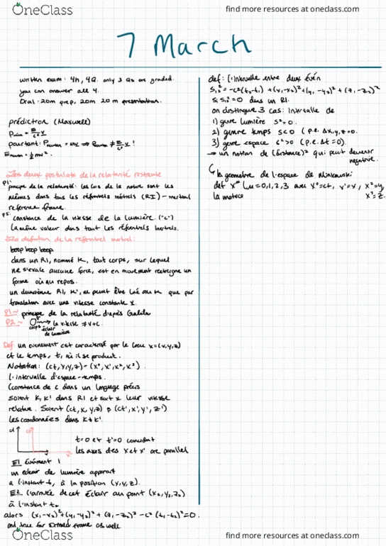 CAS PY 406 Lecture Notes - Lecture 6: La Nature thumbnail