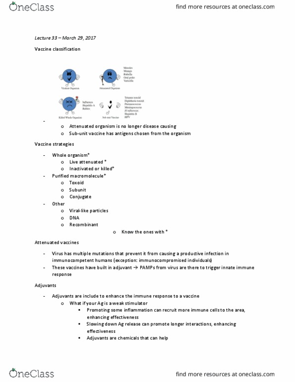 MIMM 214 Lecture Notes - Lecture 32: Innate Immune System, Toxoid, Immunocompetence thumbnail