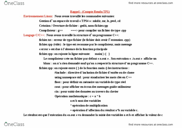 ECN-2220 Chapter Notes - Chapter CH2: A.Out, Gedit, Mkdir thumbnail