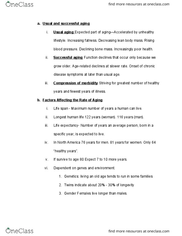 NUTR 132 Lecture Notes - Lecture 25: Lean Body Mass, Senescence, Mediterranean Diet thumbnail