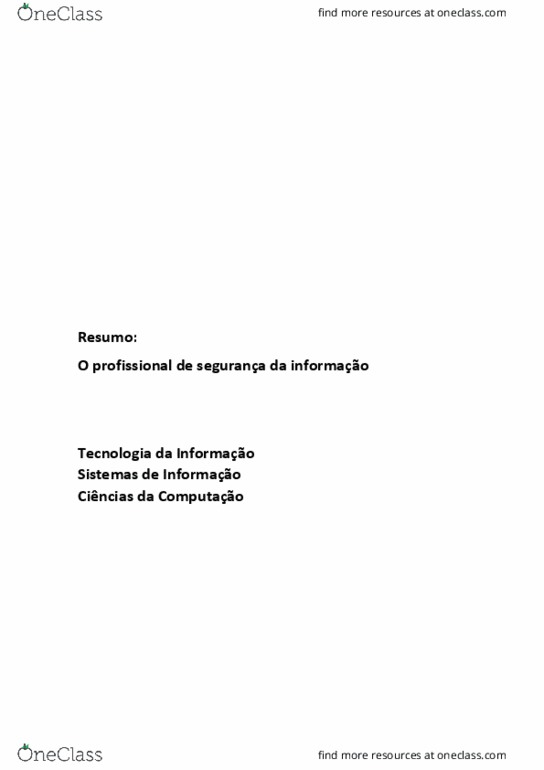 IAH 202 Chapter Notes - Chapter 5: Itil, Cobit, Brazilian National Standards Organization thumbnail