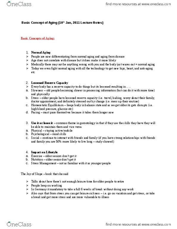 KINE 3350 Lecture Notes - Botulinum Toxin, Realage, Botulism thumbnail