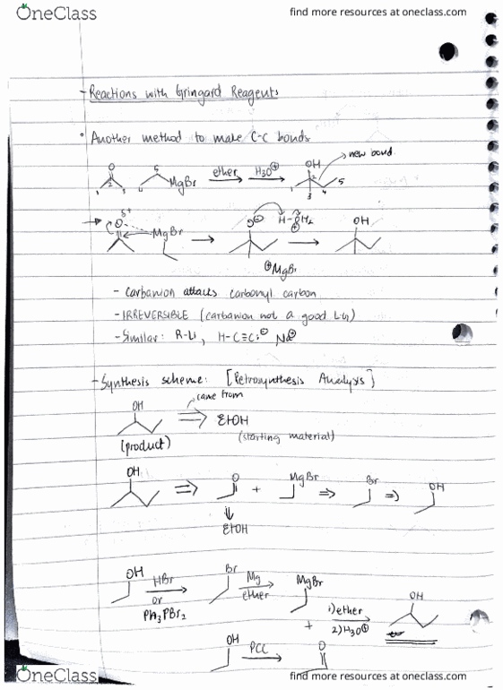 CHEM 239 Lecture 2: Aldehydes and Ketones 2 thumbnail