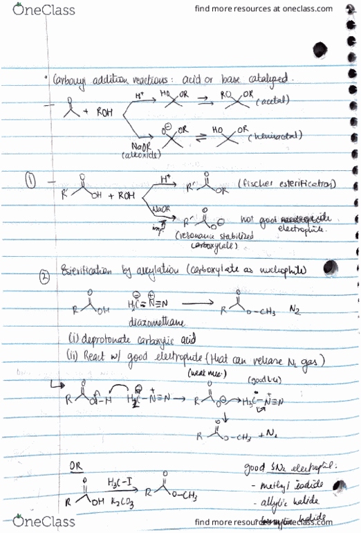 CHEM 239 Lecture 4: Carboxylic acid 2 thumbnail
