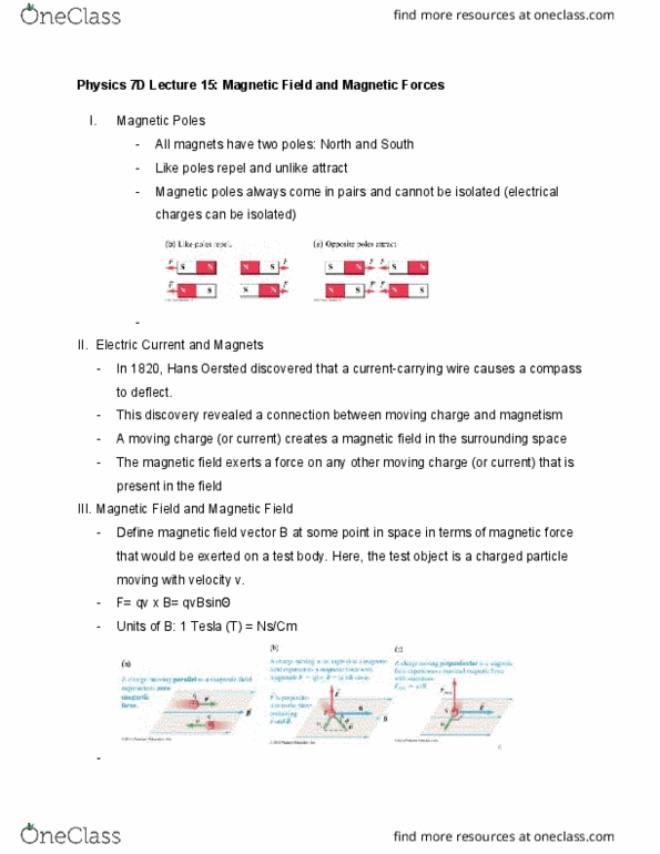 PHYSICS 7D Lecture Notes - Lecture 15: Particle Velocity, Scalar Potential thumbnail