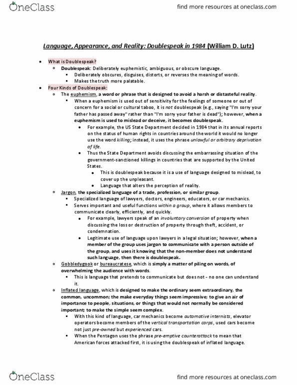 ACMB01H3 Chapter Notes - Chapter PDF: United States Department Of State, Doublespeak, Transportation Corps thumbnail