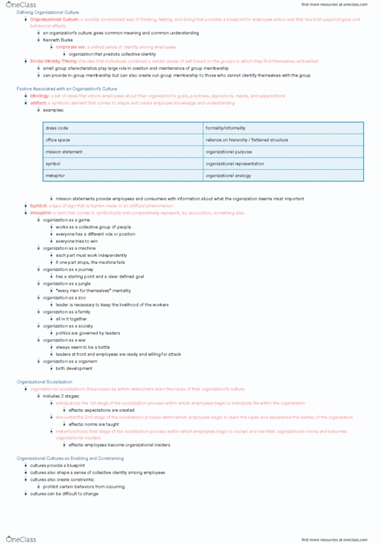 AOD 3396 Chapter Notes - Chapter 3: Kenneth Burke, Social Identity Theory, Onboarding thumbnail