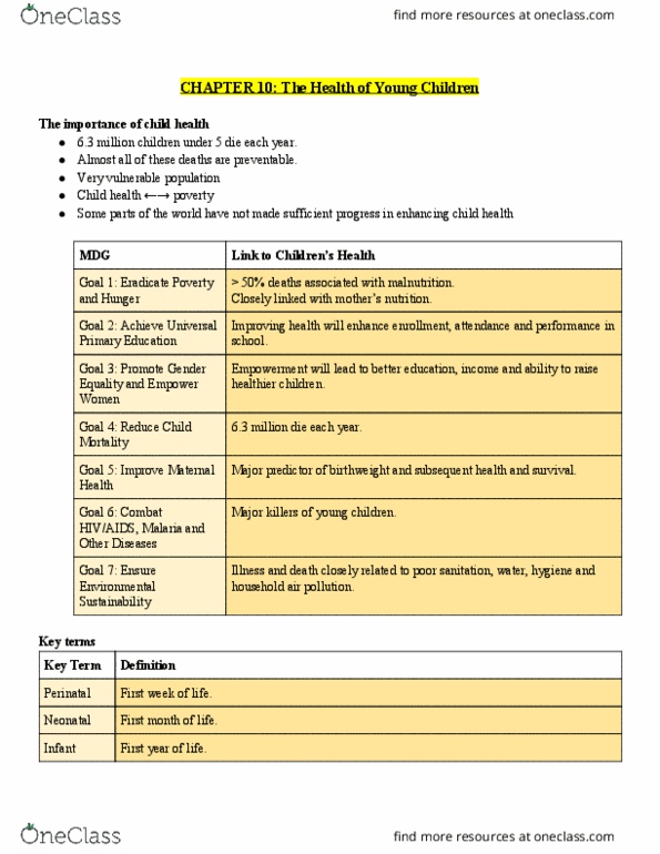 GPH 201 Chapter Notes - Chapter 10: Birth Weight, Umbilical Cord, Poliovirus thumbnail