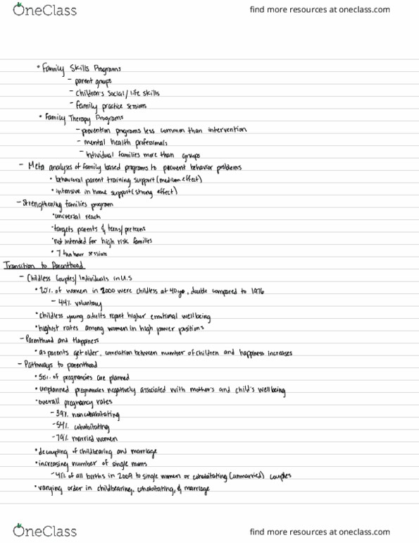 HDFS 334 Lecture Notes - Lecture 6: In Vitro Fertilisation, Infertility thumbnail