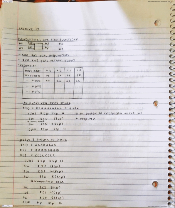 CSE 12 Lecture 17: Subroutines Pt. 2 cover image