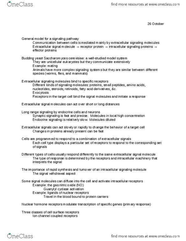 LIFE 210 Lecture Notes - Ion Channel, Guanylyl Cyclase, Saccharomyces Cerevisiae thumbnail