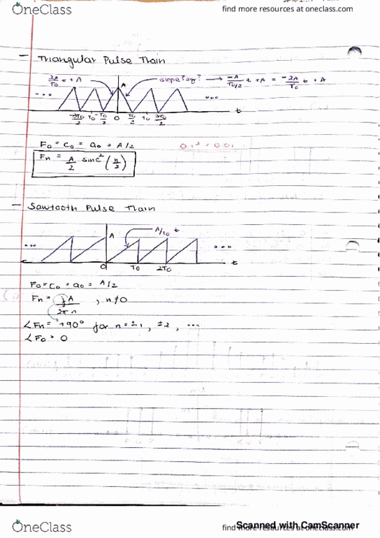 ECE 405 Lecture 2: Fourier Transform of Other Common Signals, Lab 2 Notes thumbnail