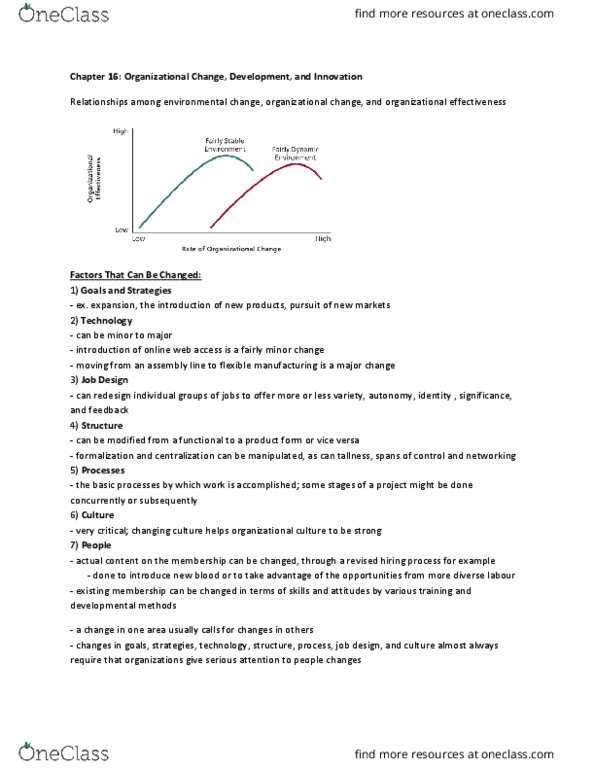 MSCI211 Chapter Notes - Chapter 16: Organizational Culture, Observability, Behavioural Sciences thumbnail