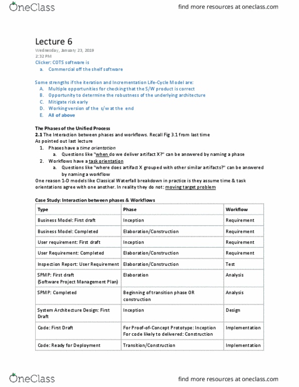 CS430 Lecture Notes - Lecture 6: Workflow thumbnail