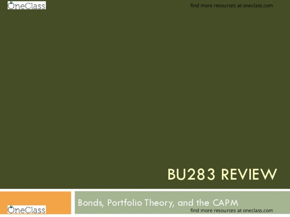 ACTSC372 Lecture Notes - Lecture 1: Capital Asset Pricing Model, Market Price, Risk Premium thumbnail