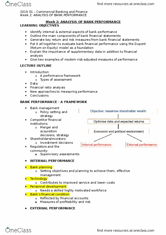 BFF2401 Lecture Notes - Lecture 2: Dupont Analysis, Risk Measure, Financial Ratio thumbnail