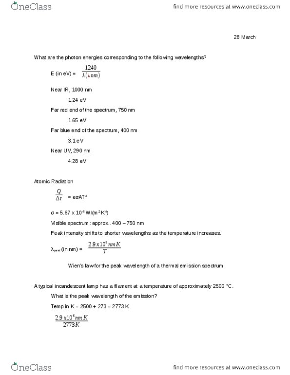 PH 122 Lecture Notes - Ionizing Radiation, Atomic Number, Emission Spectrum thumbnail