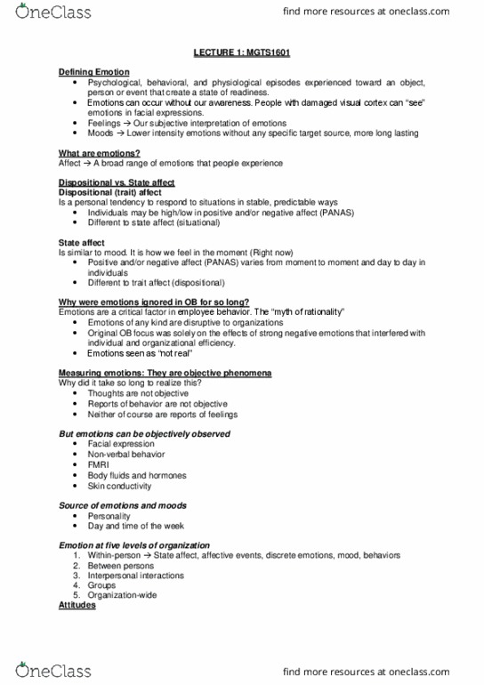 MGTS1601 Lecture Notes - Lecture 1: Facial Expression, Visual Cortex, Functional Magnetic Resonance Imaging thumbnail
