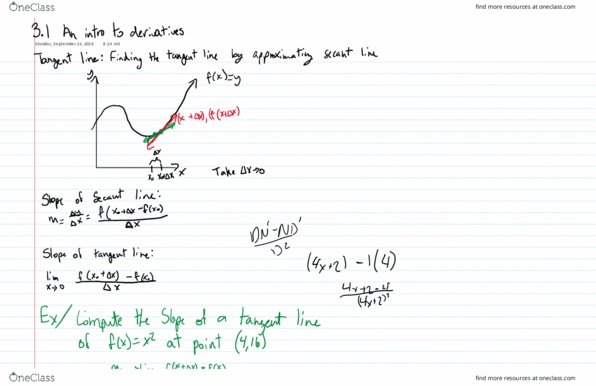 MATH 1451 Lecture 10: An intro to Derivatives thumbnail