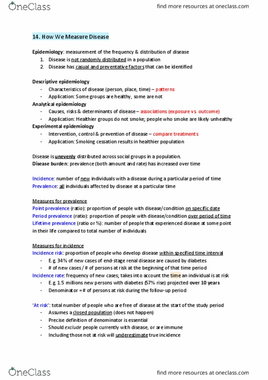 PHRM 100 Lecture Notes - Lecture 14: Smoking Cessation, Prevalence, Disease Burden thumbnail