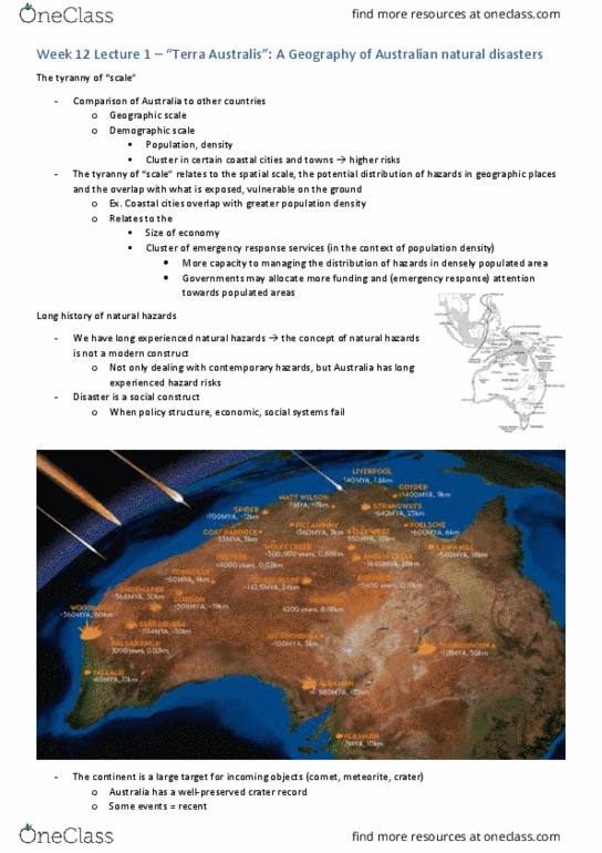 GEOS2111 Lecture Notes - Lecture 21: Terra Australis, 1999 Sydney Hailstorm, Tropical Cyclone thumbnail