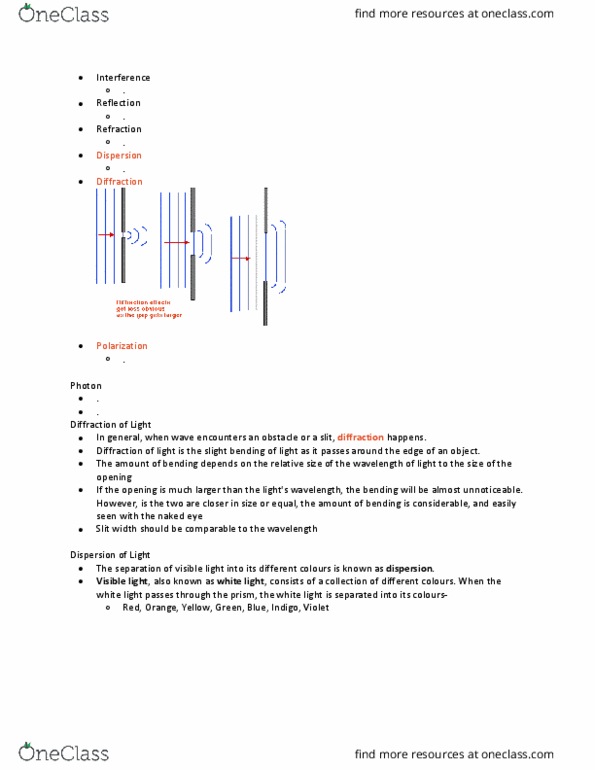NATS 1870 Lecture Notes - Lecture 7: Refraction, Triangular Prism thumbnail