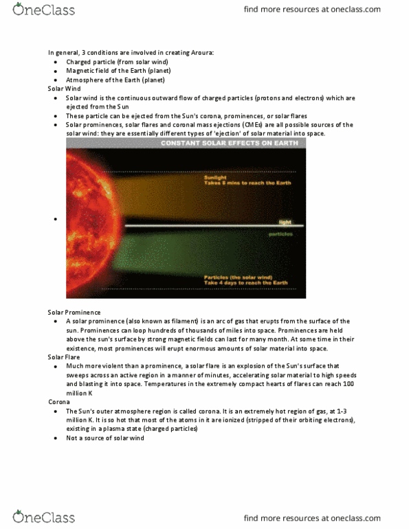 NATS 1870 Lecture Notes - Lecture 16: Coronal Mass Ejection, Solar Flare, Solar Prominence thumbnail