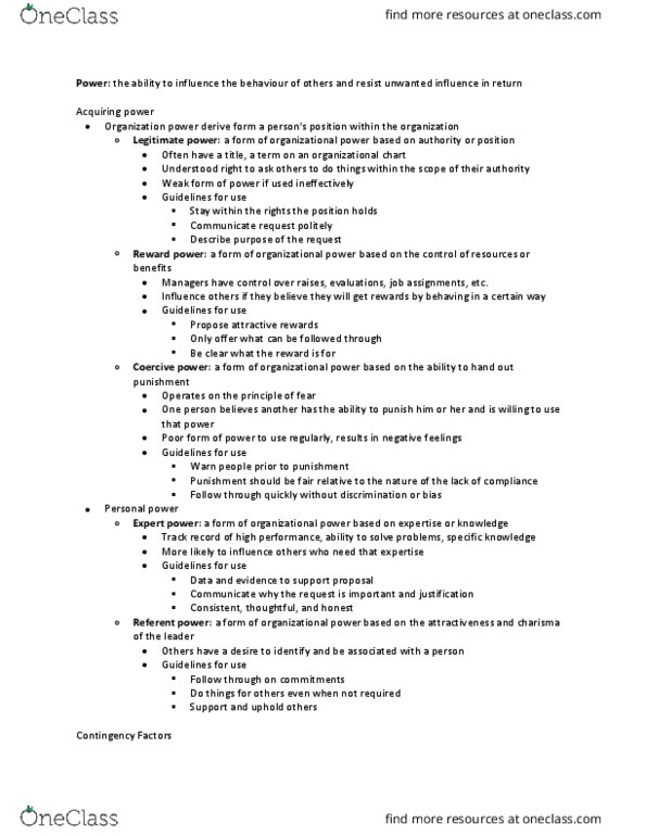 AFM280 Chapter Notes - Chapter 12: Organizational Chart, Organizational Commitment, Job Performance thumbnail
