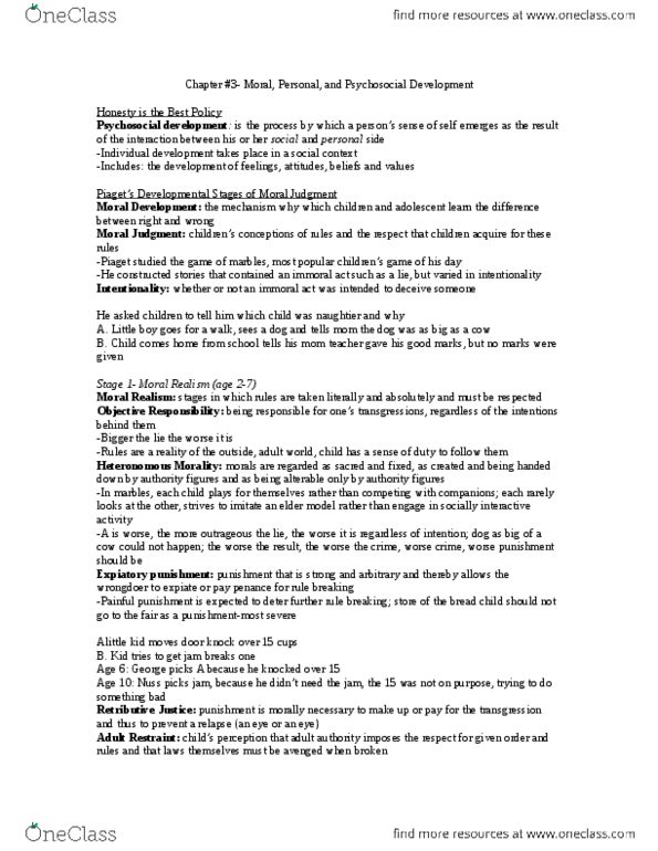 Psychology 2062A/B Chapter Notes - Chapter 3: Ridicule, Relate, Cadency thumbnail