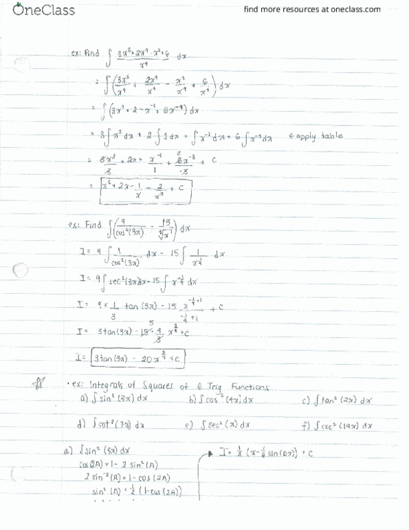 MATH 154 Lecture 4: Calculus - Lecture note 4 thumbnail
