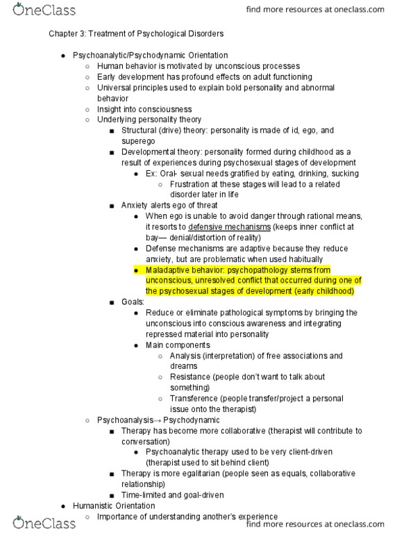 L33 Psych 354 Lecture Notes - Lecture 3: Psychopathology, Human Behavior, Aripiprazole thumbnail