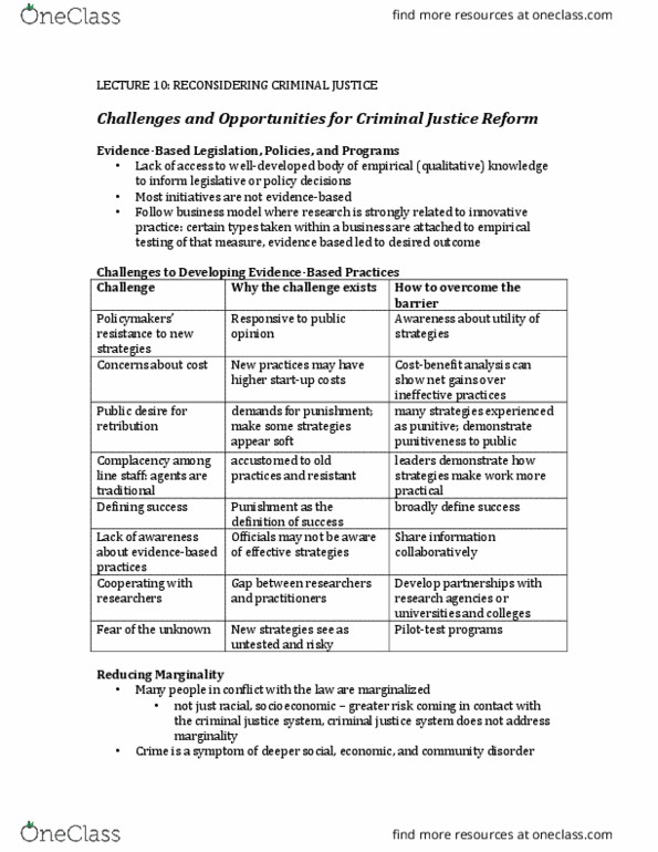 CRM 100 Lecture Notes - Lecture 10: Victimisation, Victim Blaming, Cultural Diversity thumbnail
