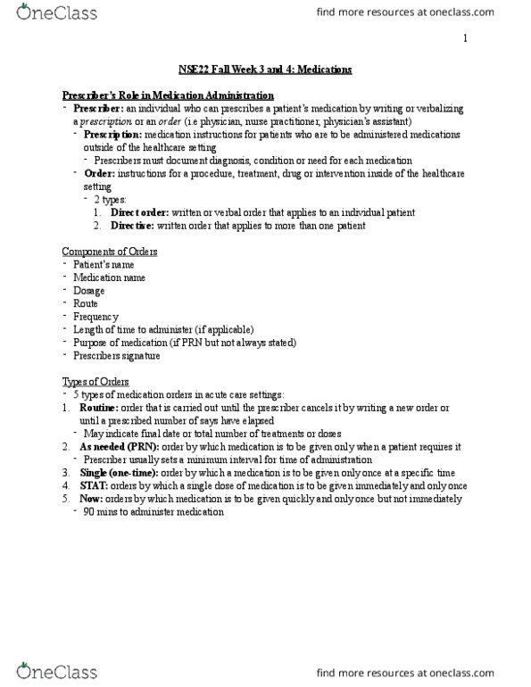 NSE 22A/B Lecture Notes - Lecture 3: Nurse Practitioner, Ung County, Intramuscular Injection thumbnail