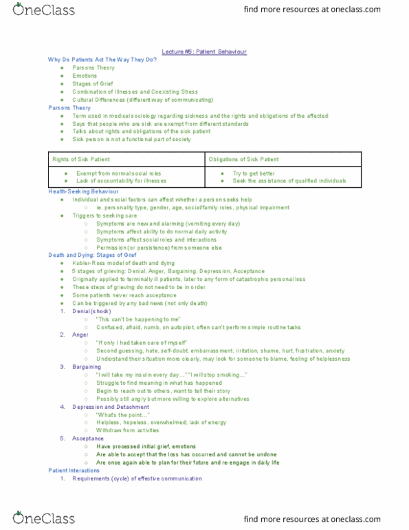 MEDRADSC 1F03 Lecture Notes - Lecture 4: Medical Sociology, Plaintext thumbnail