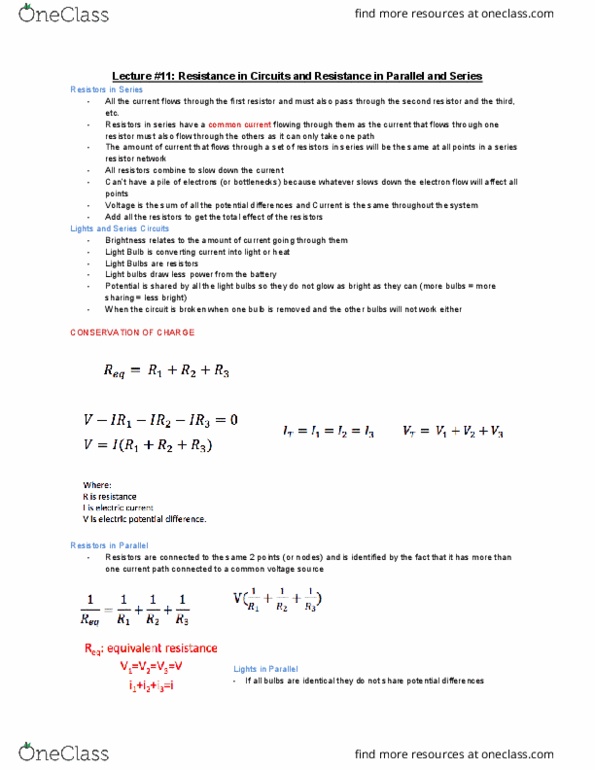 MEDRADSC 1C03 Lecture Notes - Lecture 11: Voltage Source thumbnail