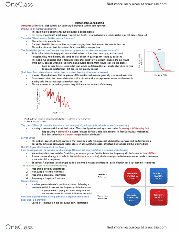 PSYCH 1F03 Lecture Notes - Lecture 4: Mandelbrot Set, Reinforcement, Slot Machine thumbnail