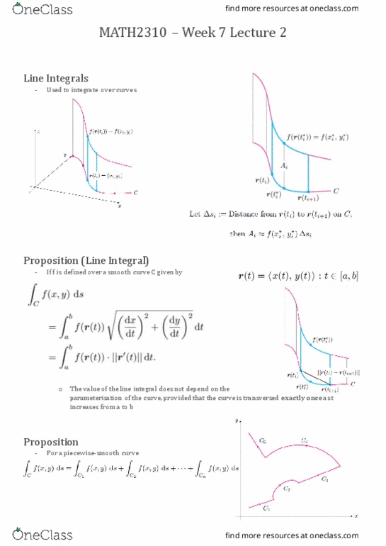 MATH2310 Lecture Notes - Lecture 13: If And Only If thumbnail