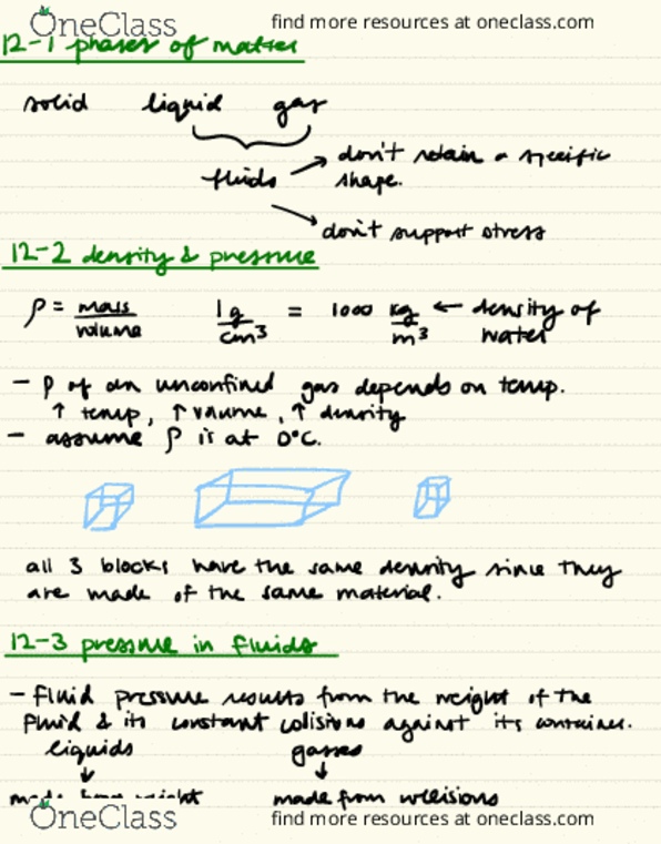 PHYS 101 Chapter Notes - Chapter 12: The Fluid, Tuff, Hydraulic Cylinder thumbnail