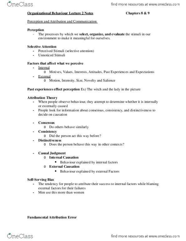 BUSI 2101 Lecture Notes - Lecture 2: Proxemics thumbnail