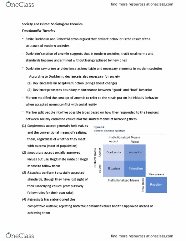 01:920:101 Chapter Notes - Chapter 7: Anomie thumbnail