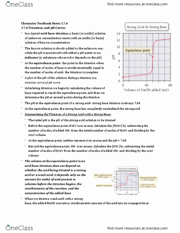 01:160:162 Chapter Notes - Chapter 17: Titration Curve, Equivalence Point, Ph Meter thumbnail