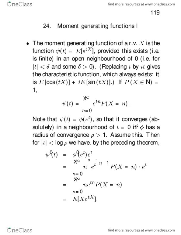 STAT312 Lecture Notes - Random Variable, Binomial Distribution, Normal Distribution thumbnail