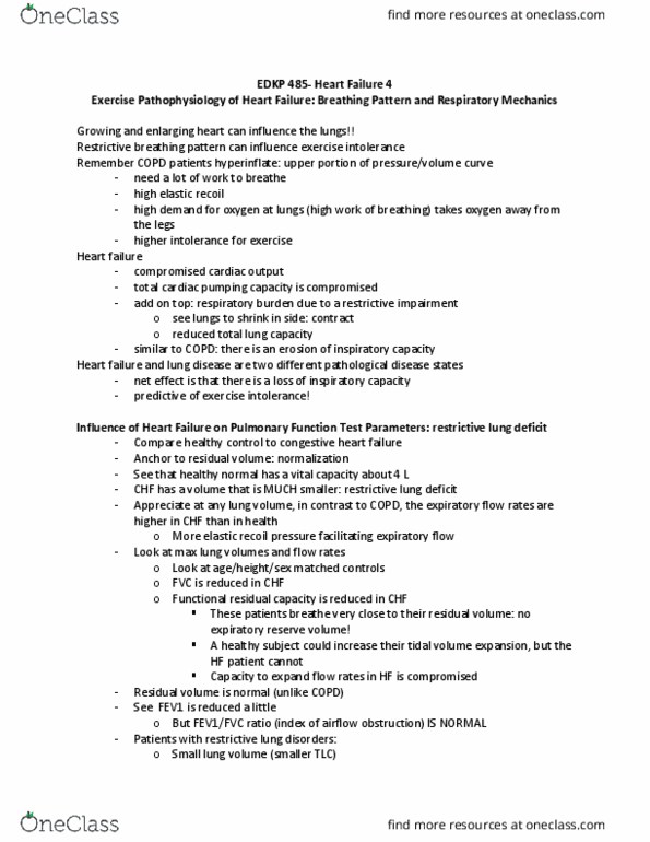 EDKP 485 Lecture Notes - Lecture 1: Lung Volumes, Functional Residual Capacity, Tidal Volume thumbnail