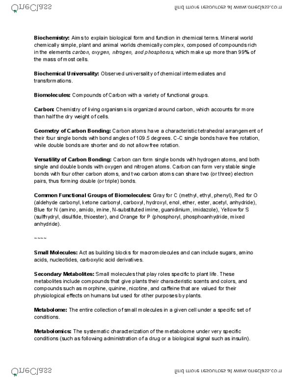 BIOC 2580 Chapter Notes -Threonine, Valine, Collagen thumbnail