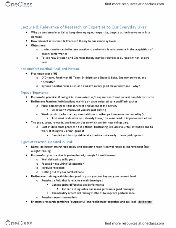 PSYC 471 Lecture Notes - Lecture 8: Monotonic Function, Tiger Woods, Wayne Gretzky thumbnail