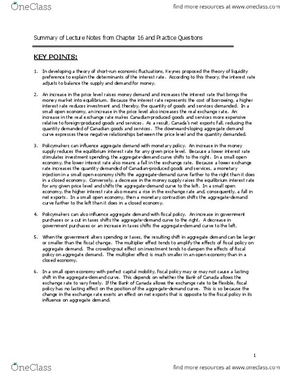 ECON 1BB3 Lecture Notes - Automatic Stabilizer, Fiscal Policy, Aggregate Demand thumbnail