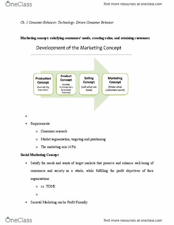 MGM 404LEC Lecture Notes - Lecture 1: Customer Relationship Management, Marketing Mix thumbnail